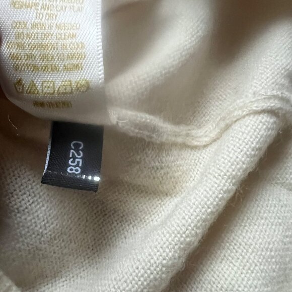 Kate Spade Size S Cream Cashmere Wool Blend Jewel Button Front Cardigan Sweater - Picture 10 of 12